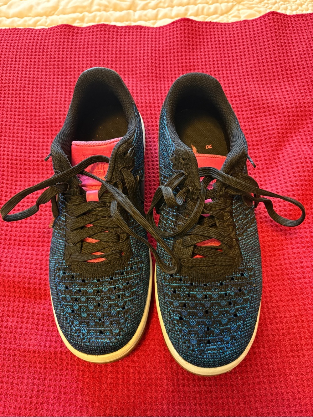 Nike Air Force 1 Flyknit Low "Deep Royal Blue" (820256-003) Women’s 7 Very Good